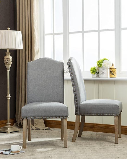 NicBex Haerin-SD-00153-LWJ Dining Chairs, 25"x20"x41", Gray - LeafyLoom