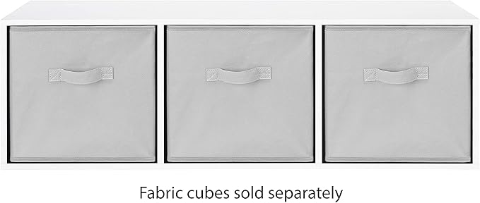Whitmor 3 Cube Organizer, White - LeafyLoom