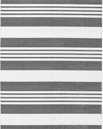 nuLOOM Lena Machine Washable Striped Ultra Thin Runner Rug, 2' 6" x 10', Grey - LeafyLoom