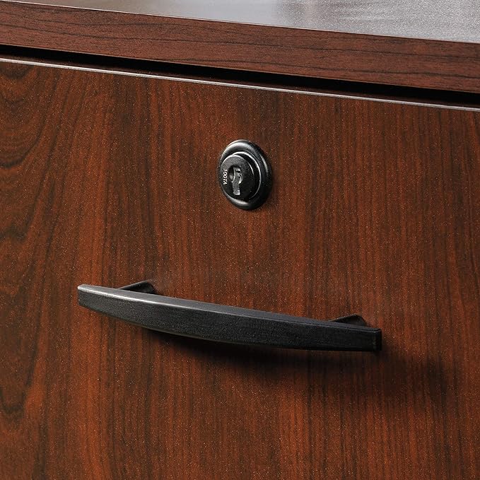Sauder County Line Dresser, L: 15.55" x W: 19.45" x H: 28.54", Classic Cherry Finish - LeafyLoom