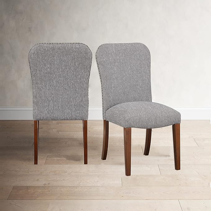 NicBex Haerin-SD-00132-LWJ Dining Chairs, 23.8"x19"x37.5", Gray - LeafyLoom