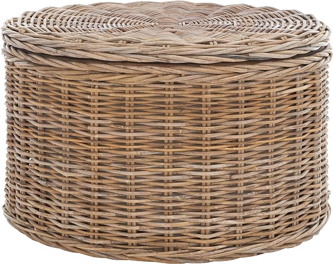 Safavieh Home Collection Coffee Table, Grey, 28.5 in x 28.5 in x 17 in - LeafyLoom
