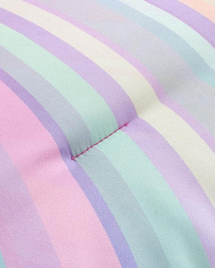 Btargot Super Soft 6 Pieces Gradient Wavy Line Comforter Set, Colorful Glitter Rainbow Star Pattern Bedding Set for Boys Girls Teens, Twin Pink Green - LeafyLoom