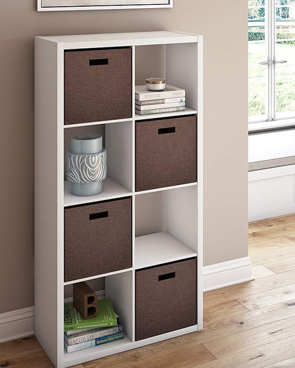 ClosetMaid 8 Cube Storage Shelving Unit, White - LeafyLoom