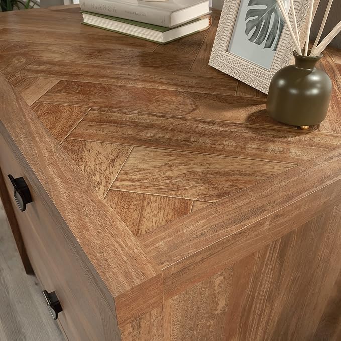 Sauder Cannery Bridge Lateral File, L: 31.73" x W: 22.05" x H: 29.76", Sindoori Mango finish - LeafyLoom