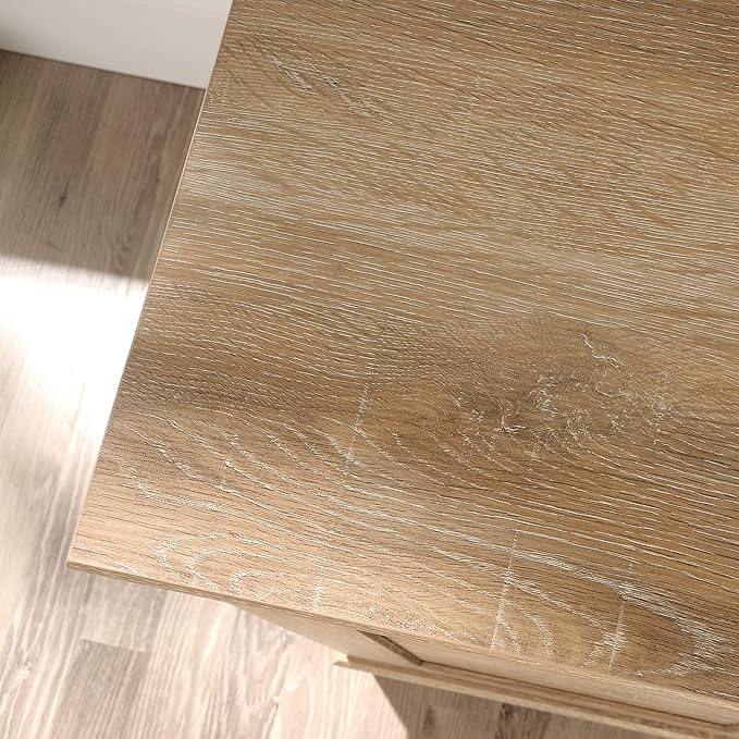 Sauder Garden Villa Desk, L: 59.06" x W: 20.71" x H: 29.80", Orchard Oak Finish - LeafyLoom