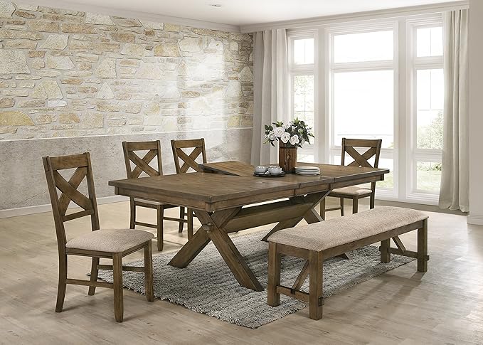NicBex Haerin-SD-00151-LWJ Dining Chairs, 18.5"x17"x39.5", Brown - LeafyLoom