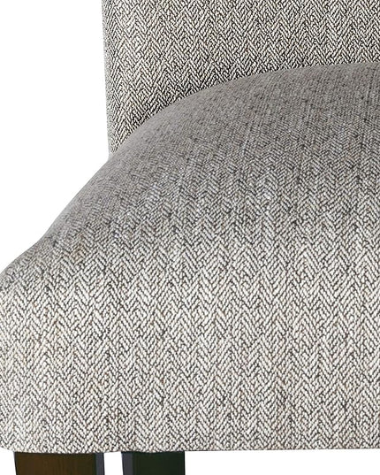 HomePop Parsons Classic Upholstered Accent Dining Chair, Single Pack, Light Grey - LeafyLoom