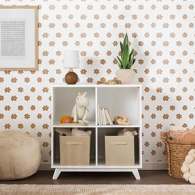 DaVinci Otto Convertible Changing Table and Cubby Bookcase in White - LeafyLoom