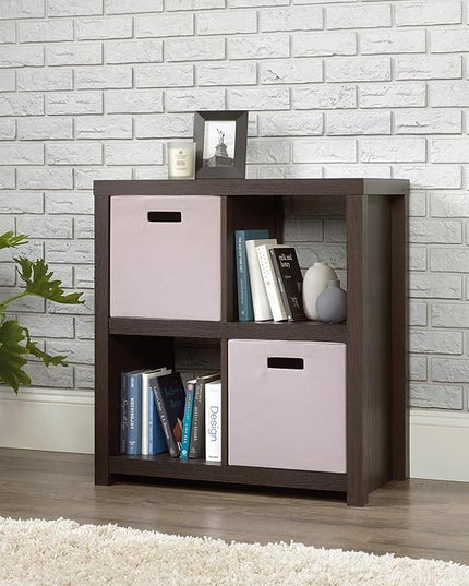 Sauder HomePlus 4-Cube Bookcase, Dakota Oak finish - LeafyLoom