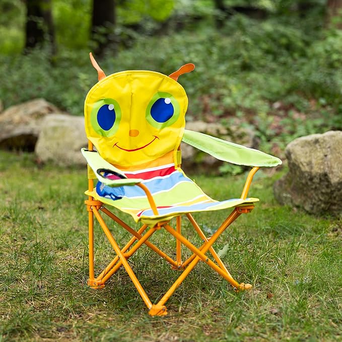 Melissa & Doug Sunny Patch Giddy Buggy Folding Lawn and Camping Chair - LeafyLoom