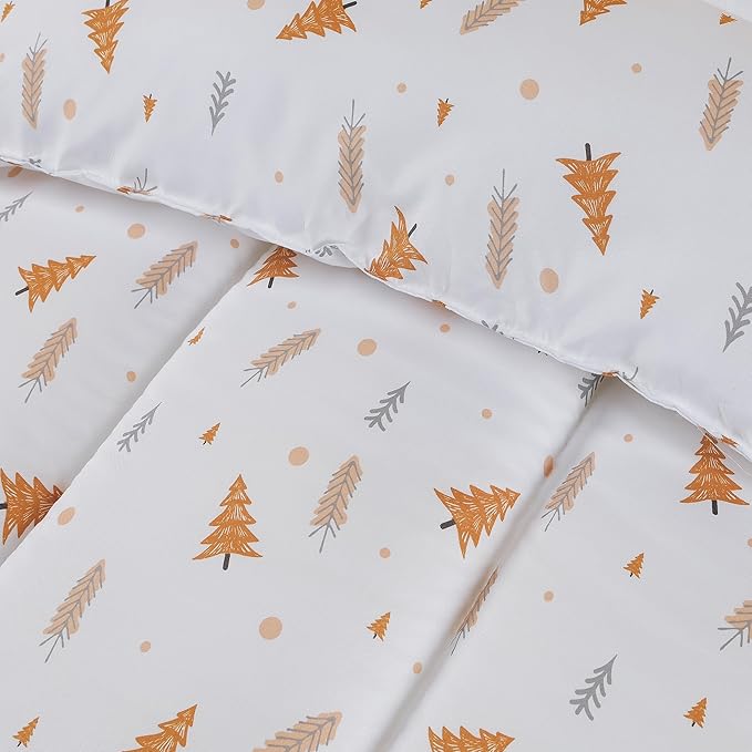 Utopia Bedding All Season Pine Tree Comforter Set with 2 Pillow Cases, 3 Piece Soft Brushed Microfiber Kids Bedding Set for Boys/Girls, Machine Washable (Twin) - LeafyLoom