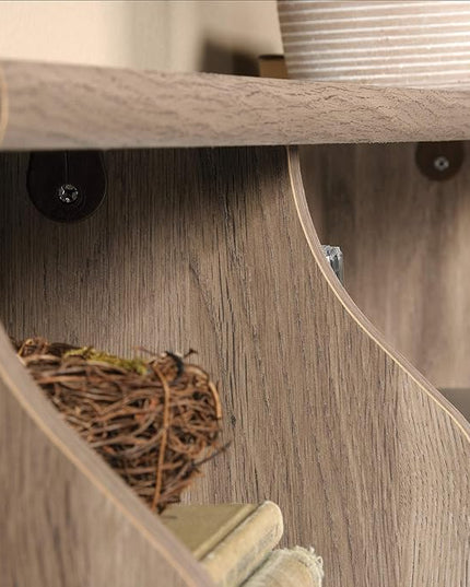 Sauder Graham Hill Desk, Salt Oak finish - LeafyLoom