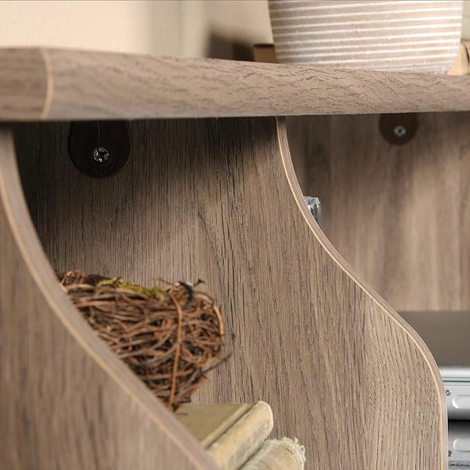 Sauder Graham Hill Desk, Salt Oak finish - LeafyLoom