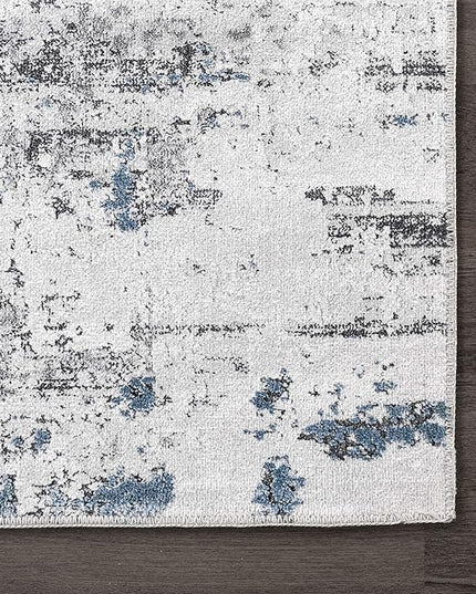 nuLOOM Dali Abstract Machine Washable Area Rug, 5x8, Grey - LeafyLoom