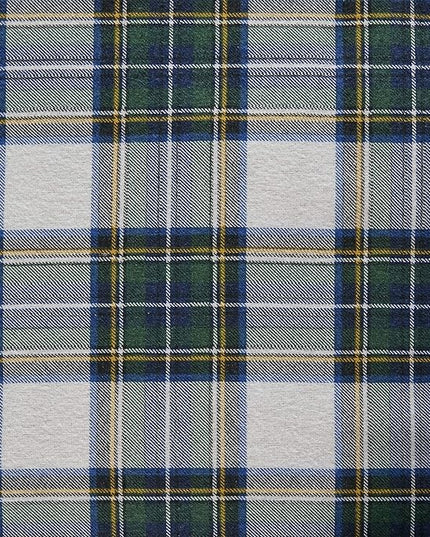 Comfort Spaces Cotton Flannel Breathable Warm Deep Pocket Sheets with Pillow Case Bedding, King, Green Plaid Scottish Plaid 4 Piece - LeafyLoom