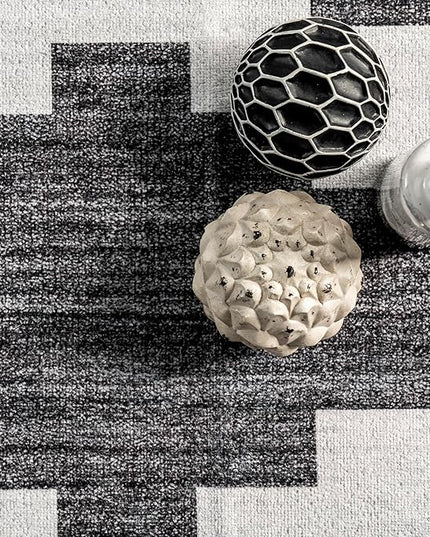 nuLOOM Tamera Modern Diamonds Machine Washable Ultra Thin Area Rug, 5' x 8', Grey - LeafyLoom