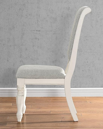 NicBex Haerin-SD-00173-LWJ Dining Chairs, 18.8"x26"x42.5", Off-White - LeafyLoom