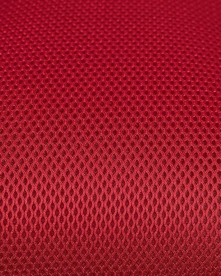 Flash Furniture Nicholas Mid-Back Red Mesh Multifunction Executive Swivel Ergonomic Office Chair with Adjustable Arms and White Frame - LeafyLoom