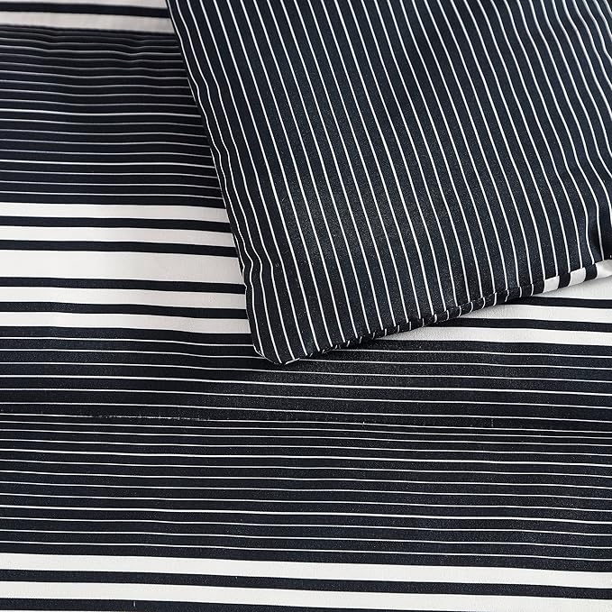 Nautica- King Comforter Set, Reversible Bedding with Matching Sham(s), Casual Home Decor (Craver Black, King) - LeafyLoom