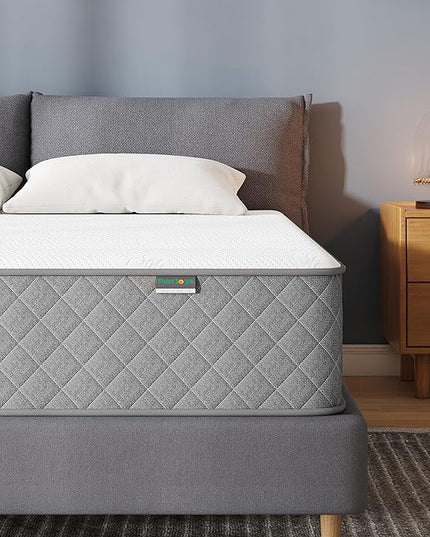 Double Mattress, 10 Inch Memory Foam Full Size Mattress, Full Bed Mattress in a Box Pressure Relief & Firm Mattress Double Size - LeafyLoom