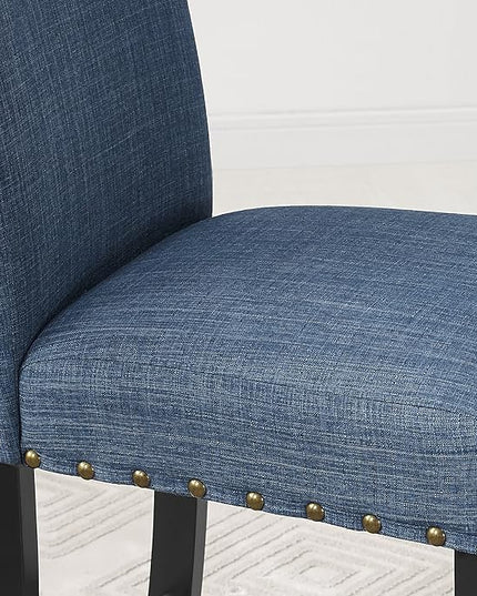 NicBex Haerin-SD-00137-LWJ Dining Chairs, 24.8"x18.3"x38", Blue - LeafyLoom
