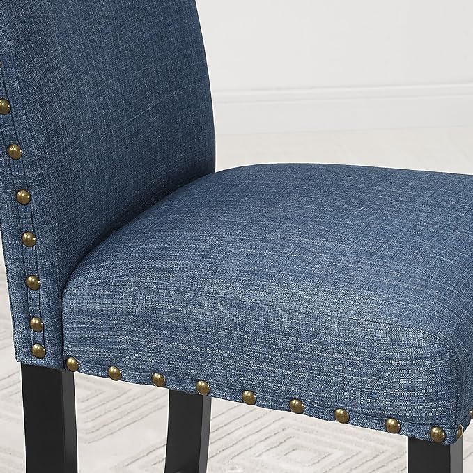 NicBex Haerin-SD-00137-LWJ Dining Chairs, 24.8"x18.3"x38", Blue - LeafyLoom