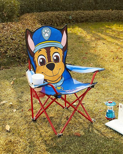 Idea Nuova Kids Indoor-Outdoor Folding Camp Chair, Paw Patrol - LeafyLoom