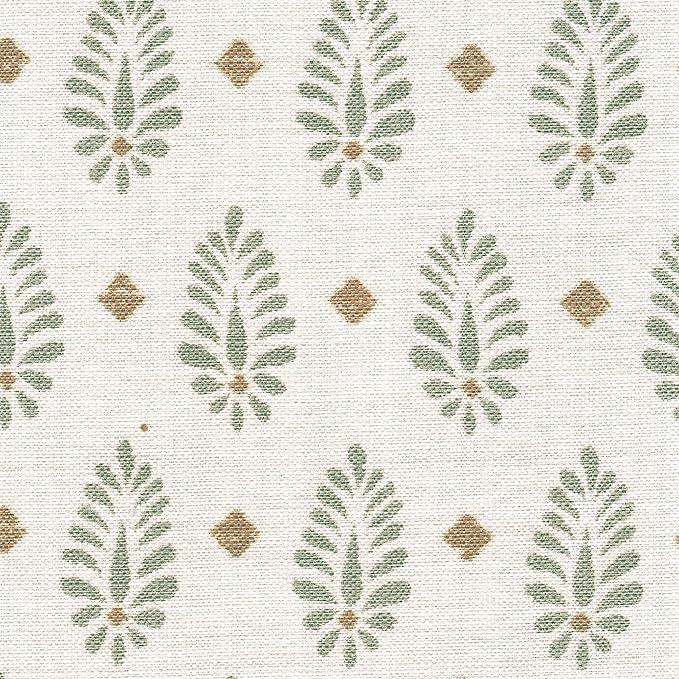 HomePop Classic Parsons Dining Chairs, Sage Paisley Medallion (Single Pack) - LeafyLoom