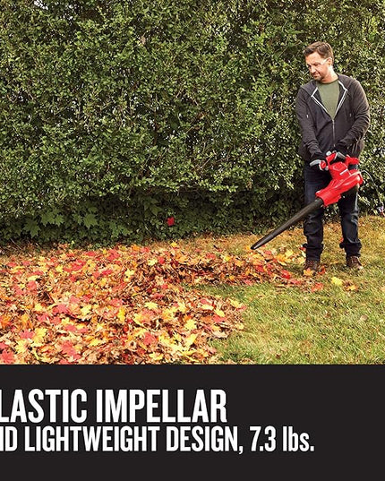 CRAFTSMAN Leaf Blower, Electric, 12-Amp (CMEBL700), Red - LeafyLoom