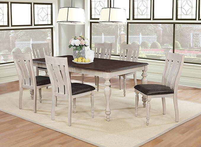 NicBex Haerin-SD-00167-LWJ Dining Chairs, 21.8"x18"x38.8", Antique White - LeafyLoom