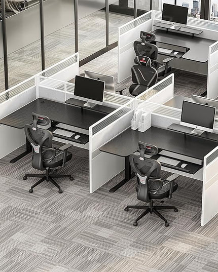 EUREKA ERGONOMIC Standing Desk (61"x43")- L Shaped Desk with Keyboard Tray Adjustable Height Sit Stand Computer Desk Corner Gaming Ergo Desk w Memory Presets, Monitor Stand, LED/USB/Dual Motor, Right - LeafyLoom