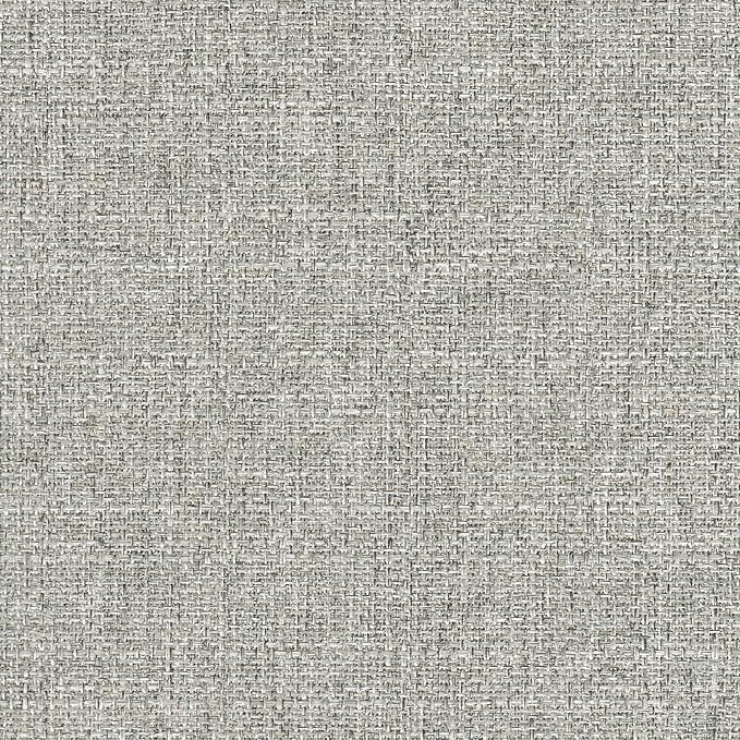 HomePop Upholstered Metal Barstool, Fabric Side Chairs for Dining Room, Kitchen and Living Room - Sustainable Gray Woven - LeafyLoom