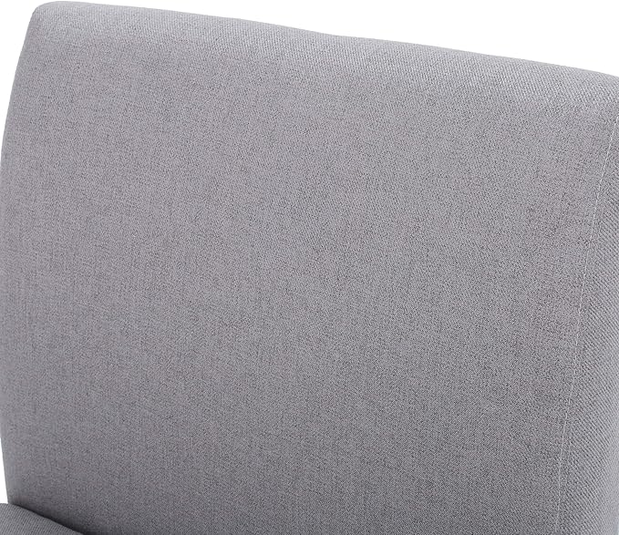 Christopher Knight Home Kassi Fabric Accent Chairs, 2-Pcs Set, Rubber, Light Grey - LeafyLoom