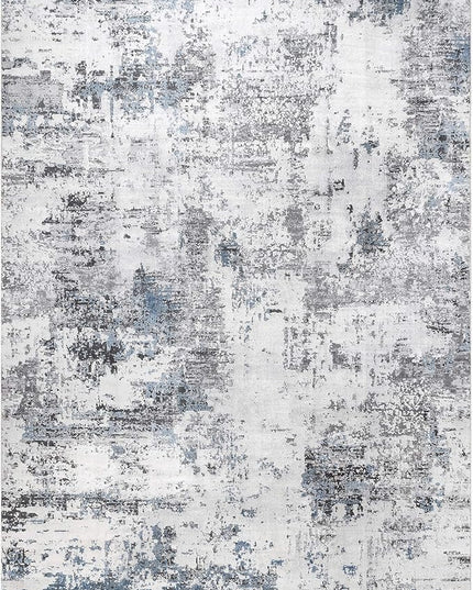 NuLoom Dali Abstract Machine Washable Area Rug, 8x10, Grey - LeafyLoom