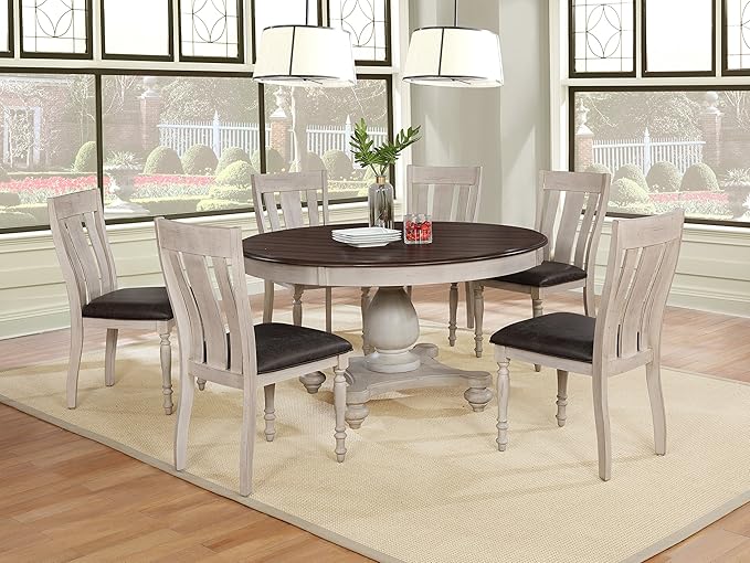 NicBex Haerin-SD-00167-LWJ Dining Chairs, 21.8"x18"x38.8", Antique White - LeafyLoom