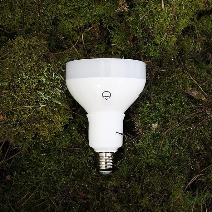 LIFX Color 1100 Lumen BR30 E26 Bulb,White, 1-Pack LIFX