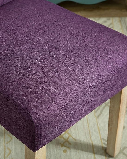 NicBex Haerin-SD-00143-LWJ Dining Chairs, 26"x18"x39.2", Purple - LeafyLoom