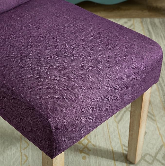 NicBex Haerin-SD-00143-LWJ Dining Chairs, 26"x18"x39.2", Purple - LeafyLoom