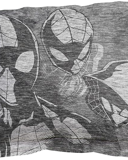 Jay Franco Marvel Spiderman Grunge Queen Comforter & Sham Set - Super Soft Kids Bedding - Fade Resistant Microfiber (Official Marvel Product) - LeafyLoom