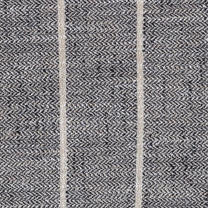 HomePop Classic Parsons Dining Chairs, Gray Midnight Woven Stripe (Single Pack) - LeafyLoom