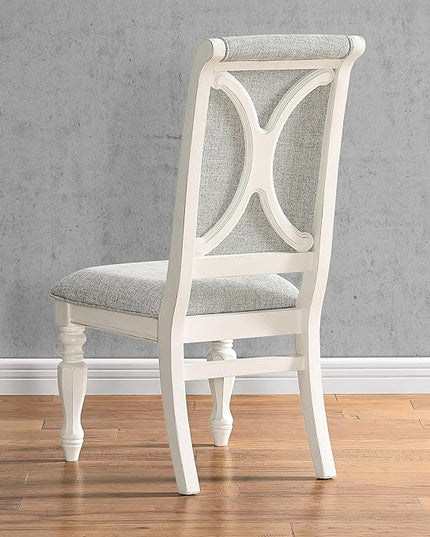 NicBex Haerin-SD-00173-LWJ Dining Chairs, 18.8"x26"x42.5", Off-White - LeafyLoom