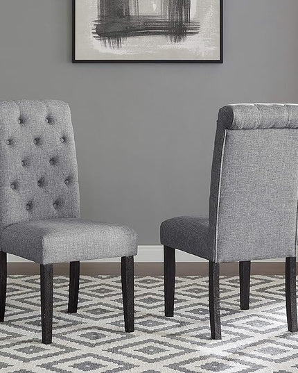 NicBex Haerin-SD-00146-LWJ Dining Chairs, 21"x18"x39.2", Gray - LeafyLoom