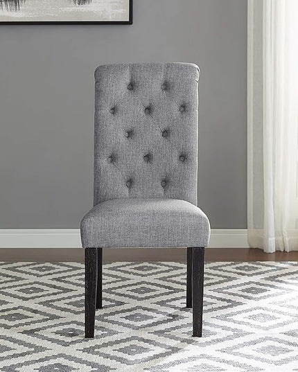 NicBex Haerin-SD-00146-LWJ Dining Chairs, 21"x18"x39.2", Gray - LeafyLoom