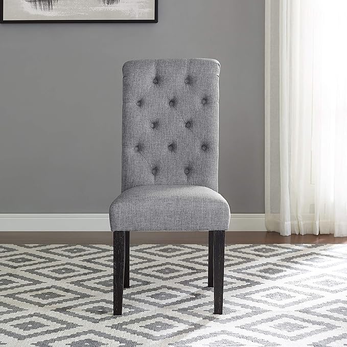 NicBex Haerin-SD-00146-LWJ Dining Chairs, 21"x18"x39.2", Gray - LeafyLoom