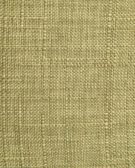 SIMPLIHOME Lowell / Draper Mid Century Modern 7 Pc Dining Set with 6 Upholstered Bentwood Dining Chairs in Acid Green Linen Look Fabric and 66 Inch Wide Table, For the Dining Room and Kitchen - LeafyLoom