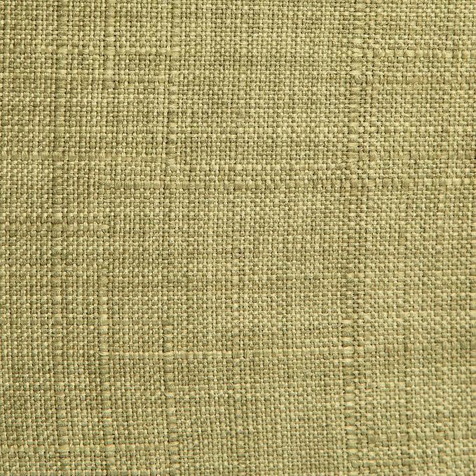 SIMPLIHOME Lowell / Draper Mid Century Modern 7 Pc Dining Set with 6 Upholstered Bentwood Dining Chairs in Acid Green Linen Look Fabric and 66 Inch Wide Table, For the Dining Room and Kitchen - LeafyLoom