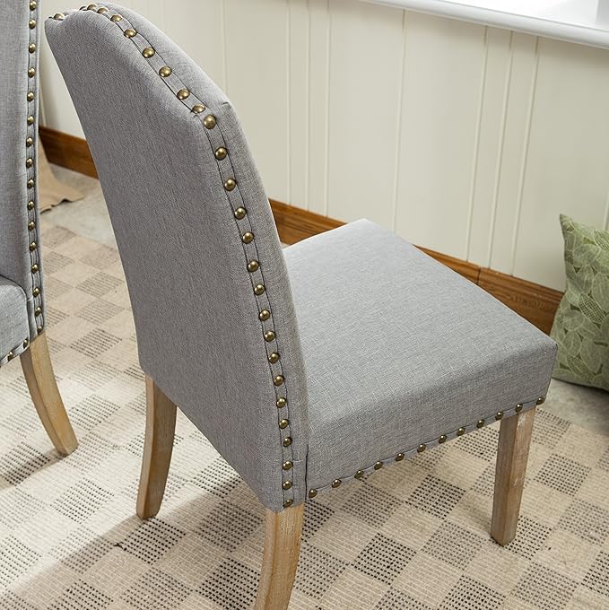NicBex Haerin-SD-00153-LWJ Dining Chairs, 25"x20"x41", Gray - LeafyLoom
