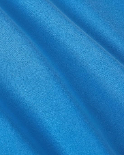 Amazon Basics 5 Piece Microfiber Kid's Bed-in-a-Bag Bedding Set, Toddler, Blue, Solid - LeafyLoom