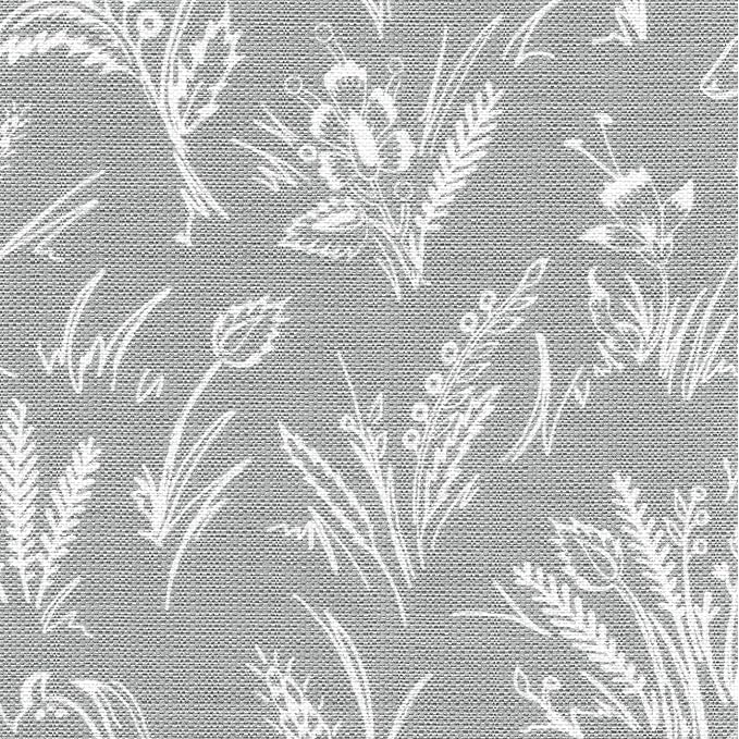 HomePop Classic Parsons Dining Chairs, Light Gray Floral with Animal Motifs(Set of 2) - LeafyLoom